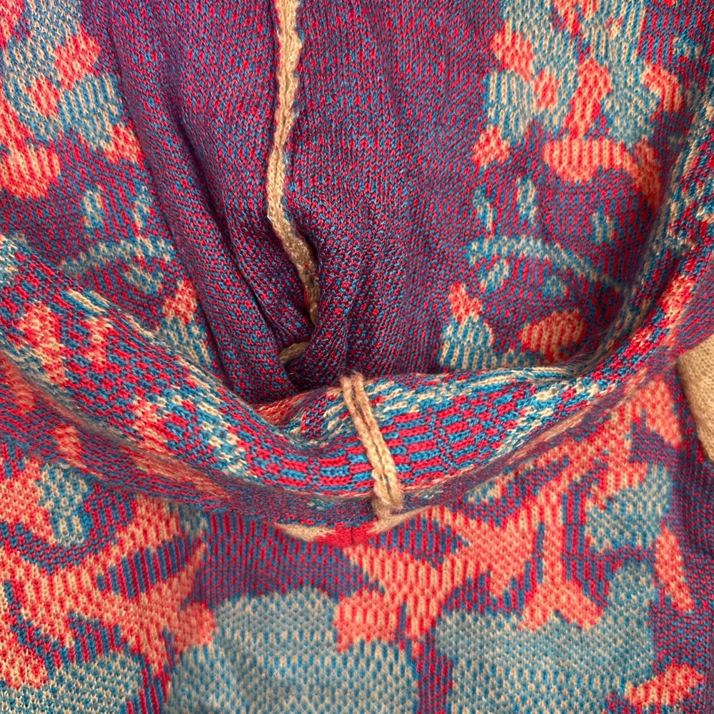 Aratta Beige and Multicolor Patterned Cardigan wi… - image 9